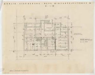 Wohnhaus Neue Winterfeldt Straße 30, Berlin-Schöneberg: Grundriss Kellergeschoss 1:100