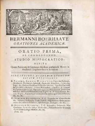 Hermanni Boerhaave, ... Opuscula Omnia, Quae Hactenus In Lucem Prodierunt : Ea quidem priùs sparsim edita, nunc vero in unum collecta atque digesta