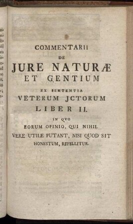 Liber II. In Quo Eorum Opinio, Qui Nihil Vere Utile Putant, Nisi quod Sit Honestum, Refellitur.