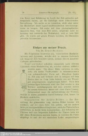 Einiges aus meiner Praxis