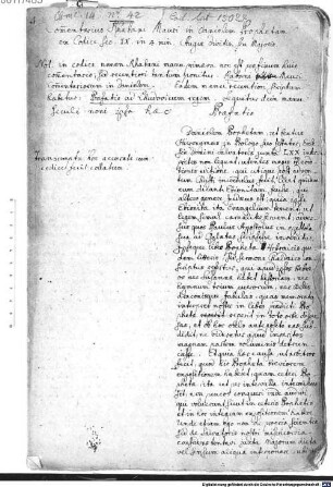 Enhuberiana, i. e. J. B. Enhuberi, monasterii S. Emerammi maioris, manuscripta, epistolae et ad Hrabani Mauri editionem collectanea. Band 42 - BSB Clm 15024(42