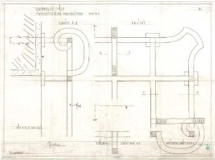 Fischer, Theodor; Bad Tölz (Bayern); Gewerbehalle - Fenstergittern (Ansicht, Schnitte)