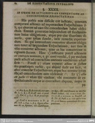 §. XXXII. In Specie De Actionibus Ex Conventione Ad Concedendam Exspectativam