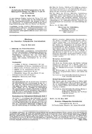 Mitteilung des Deutschen Pädagogischen 'Zentralinstituts : Vom 18. März 1970 ; [Mitteilungen]