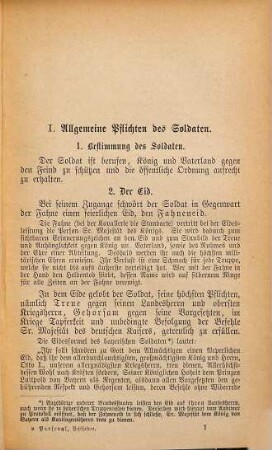 Leitfaden für den Unterricht des Infanteristen und Jägers der Königlich bayerischen Armee : Herausgegeben von Otto von Parseval. Mit mehreren Holzschnitten