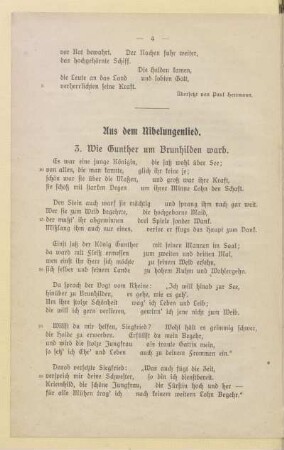 Aus dem Nibelungenlied
