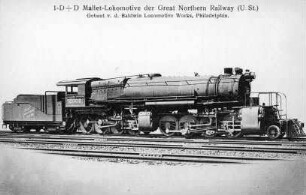 1-D+D Mallet-Lokomotive der Great Northern Railway (U.St)