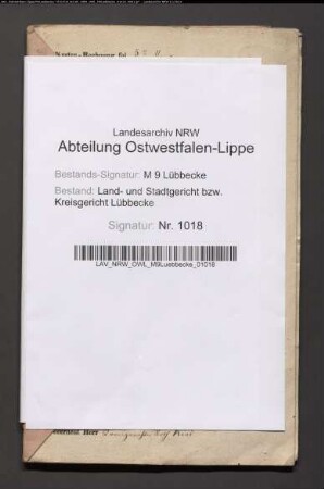 Erblasser: Picker, Wilhelmine Luise:
