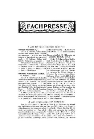 Fachpresse