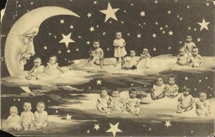 [Kleinkinder beim Mond]