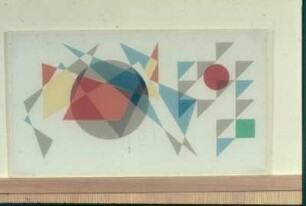 Bauhaus - Foliencollage. Farbfolien. (um 1965; H. Rose)