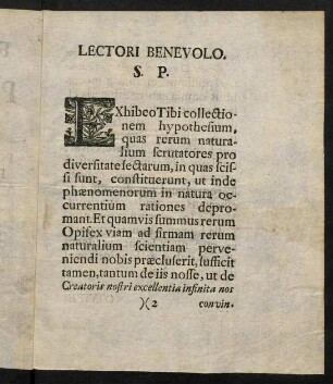 2r-2v, Lectori Benevolo
