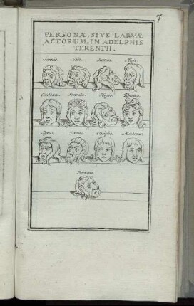 Personæ, Sive Larvæ Actorum, In Adelphis Terentii.