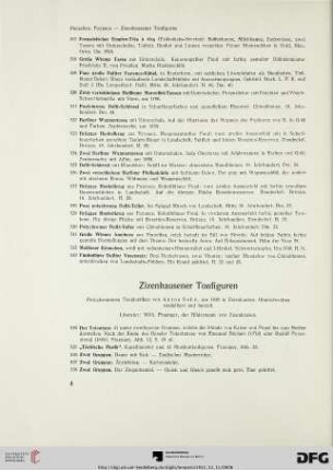 Zizenhausener Tonfiguren (Nr. 534-542)