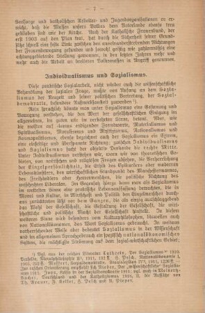 Individualismus und Sozialismus