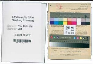 Entnazifizierung Rudolf Michel , geb. 21.02.1892 (Ingenieur)