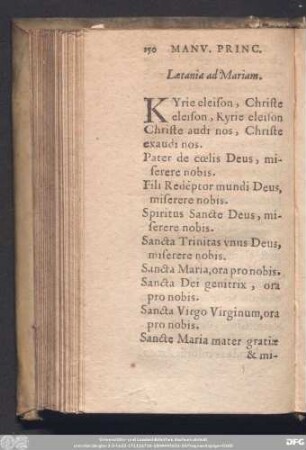Laetania ad Mariam.