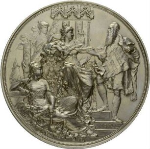 Medaille zur Einweihung des Rathauses in Wien