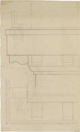 Billing, Hermann; Karlsruhe, (Baden-Württemberg) Ettlinger Tor; Ettlinger Tor, Bebauung Reichspostdirektion - Turm (Detail)