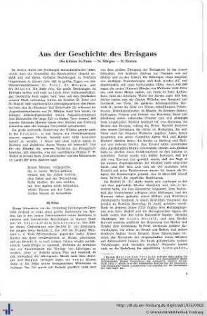 Geschichtliche Beiträge.