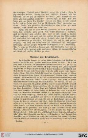 Romane und Erzählungen