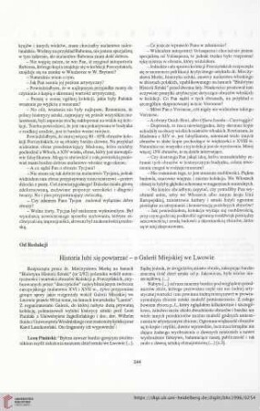 58: Historia lubi się powtarzać - o Galerii Miejskiej we Lwowie