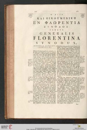 Sancta Generalis Florentina Synodus