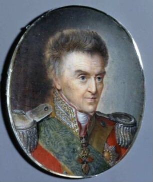 König Anton von Sachsen in roter Uniform (1755-1836)