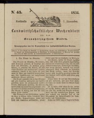 No 45. 7. November. 1834