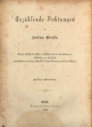 Erzählende Dichtungen, 3