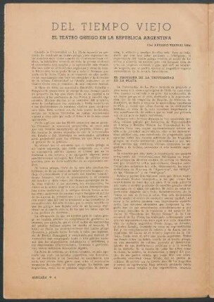 Del tiempo viejo : el teatro griego en la república argentina