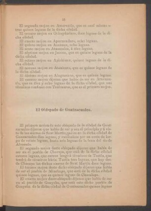 El Obispado de Guatzacualco.