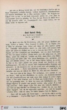 2: Emil Rudolf Weiß : ein badischer Künstler