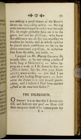 The Digression.
