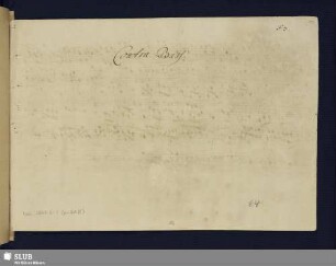 [No.3.] Concerto [c-Moll] Contra Bass.
