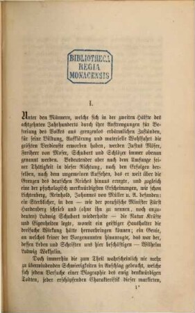 Wilhelm Ludwig Wekhrlin : Leben und Auswahl seiner Schriften ; zur Culturgeschichte des achtzehnten Jahrhunderts