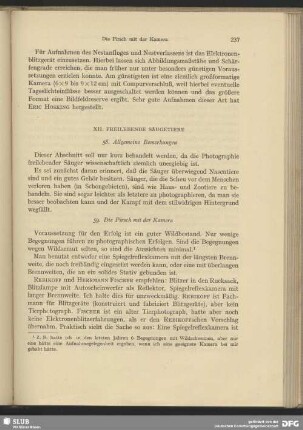 XII. Freilebende Säugetiere