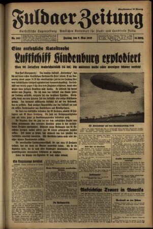 Ausgabe vom Freitag, den 07. Mai 1937.