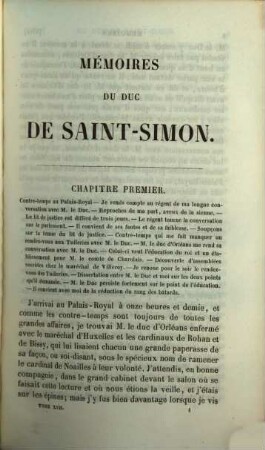 Mémoires complets et authentiques du Duc de Saint-Simon sur le siècle de Louis XIV et la régence, 17