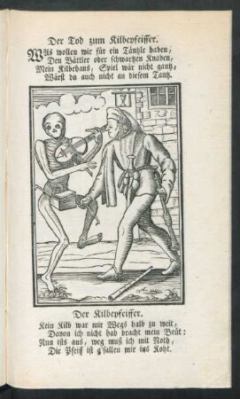 Der Tod zum Kilbepfeiffer