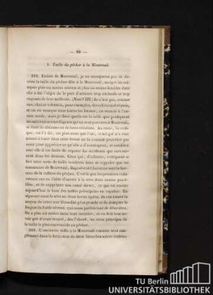 1. Taille du pêcher à la Montreuil.