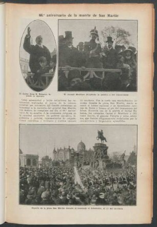 66° aniversario de la muerte de San Martín