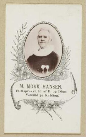 Bildnis von Moritz Mörk-Hansen (1815-1895)