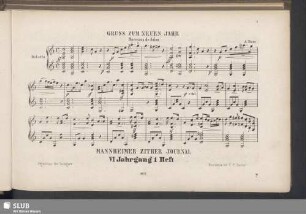 Heft 1-24, Beilagen [Noten]