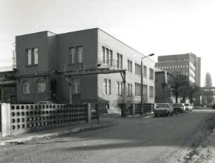 Radebeul. Fabrikgebäude, Gartenstraße 62. Straßenansicht