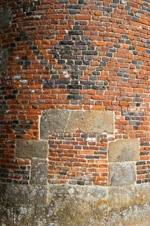 Frankreich. Basse Normandie. Orne. Chateau de Carrouges. Schloss. Torbau 16 Jahrhundert. Detail