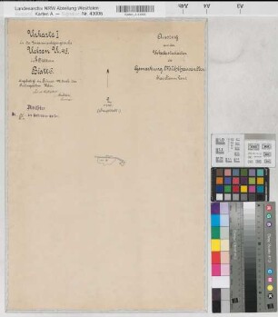 Uelzen (Unna), Zusammenlegung Uelzen, Bl. 6 Urkarte I Mühlhausen Flur 6