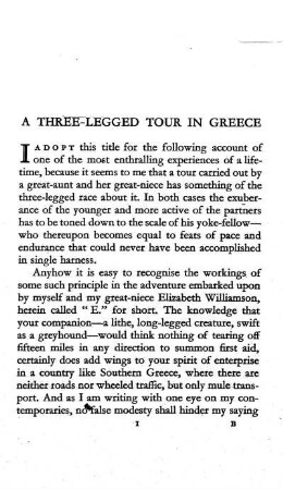 ON GETTING TO GREECE