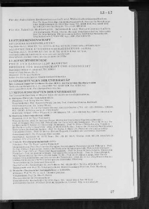 I.4 Studierendenschaft