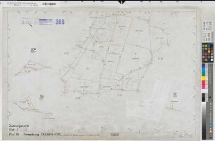 Dülmen, Kspl.(Dülmen), Vereinfachte Flurbereinigung Dernekamp, Zuteilungskarte 2 Flur 56